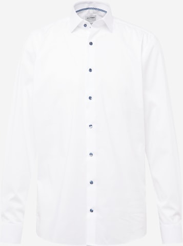 balta OLYMP Marškiniai 'Level 5': priekis