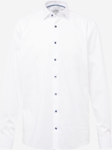 Camicia 'Level 5' di OLYMP in bianco: frontale