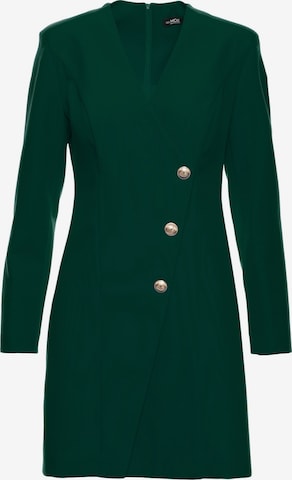 made of emotion - Vestido en verde: frente