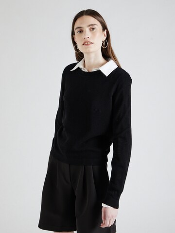 QS Sweater in Black: front