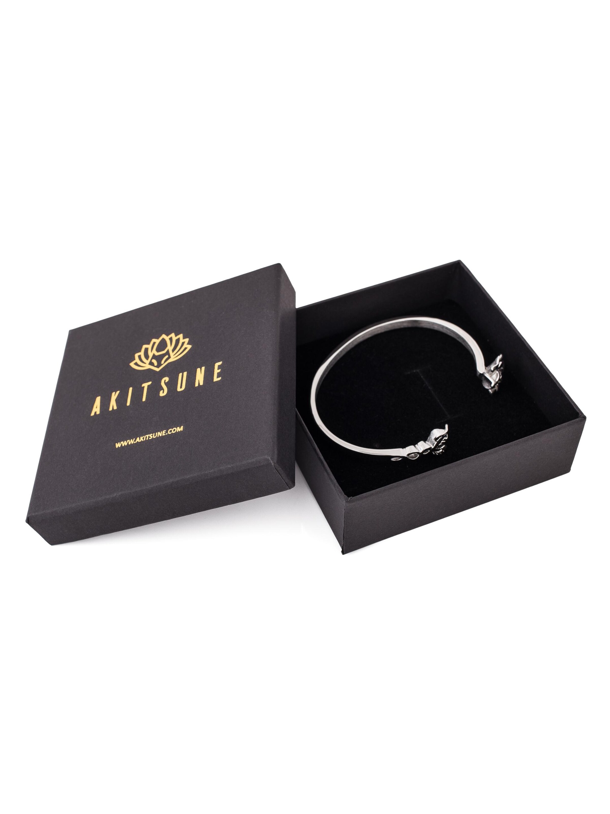 Akitsune Armband 'Rosa'‌ in Silber