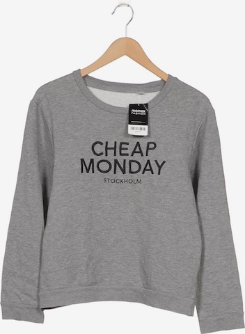 CHEAP MONDAY Sweatshirt & Zip-Up Hoodie in L in Grey: front