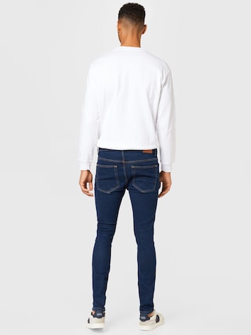 BURTON MENSWEAR LONDON Skinny Jeans i blå