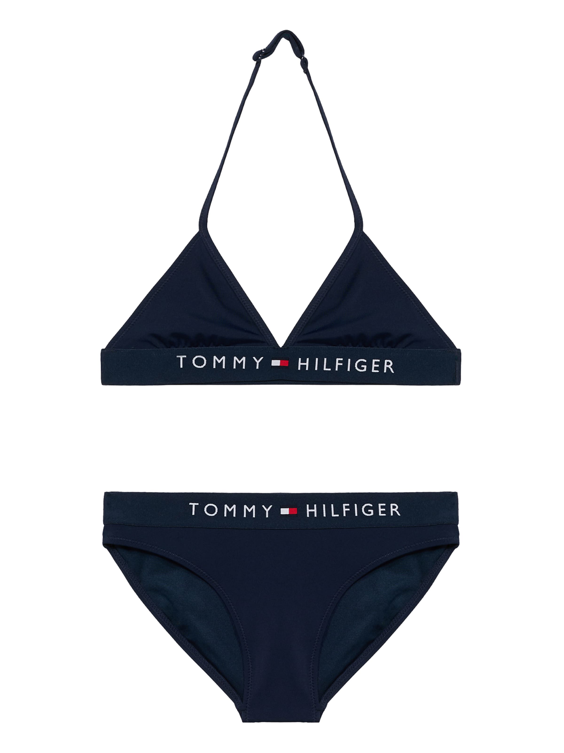 mėlyna Tommy Hilfiger Underwear Trikampė Bikinis: priekis