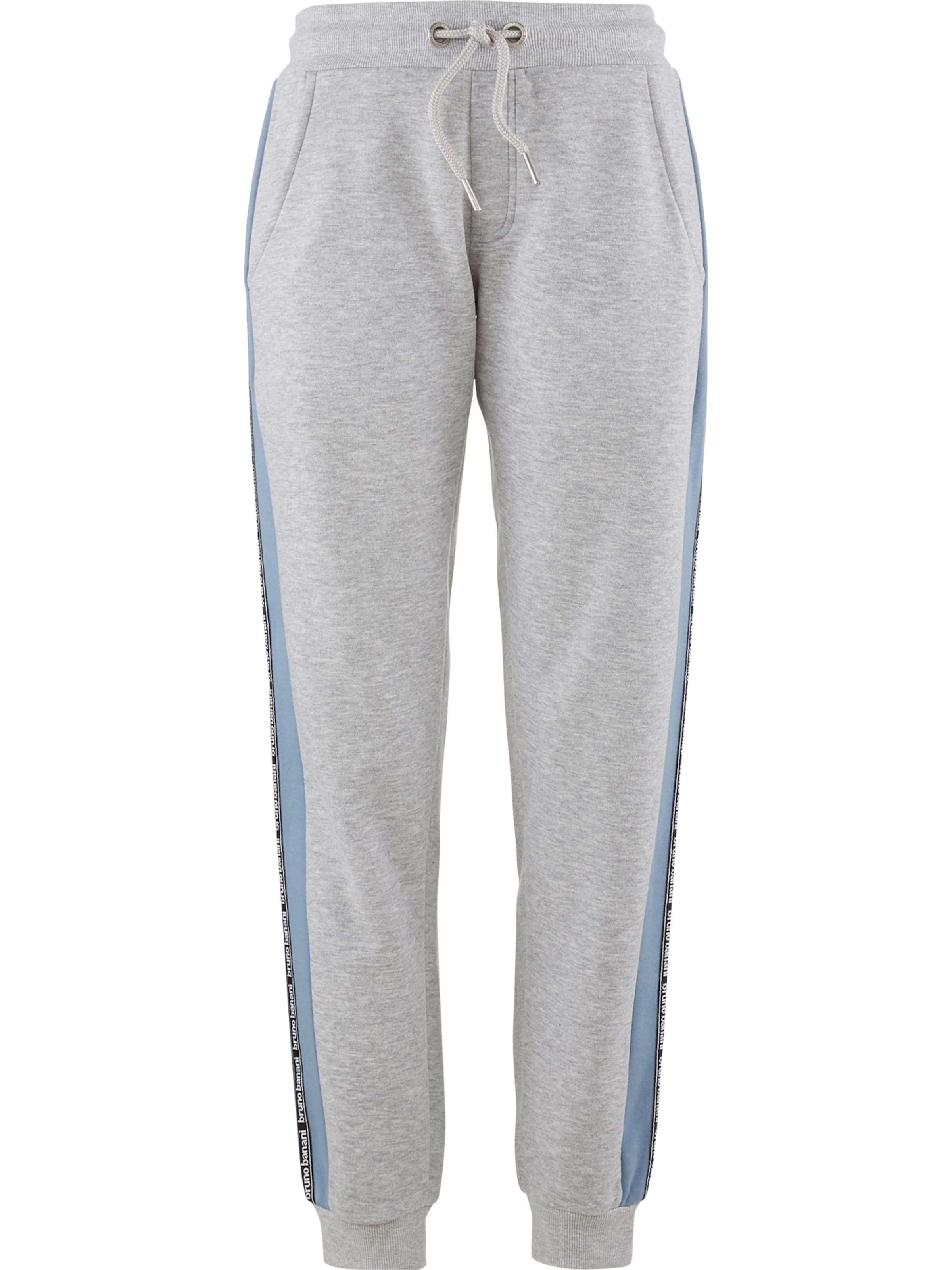 Bruno Banani Tapered Pants ' Burgess ' in Grey: front