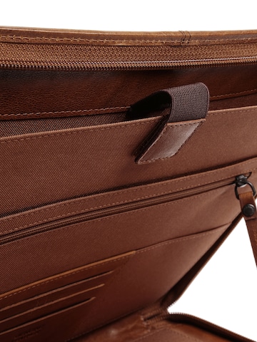 Spikes & Sparrow Document Bag in Brown
