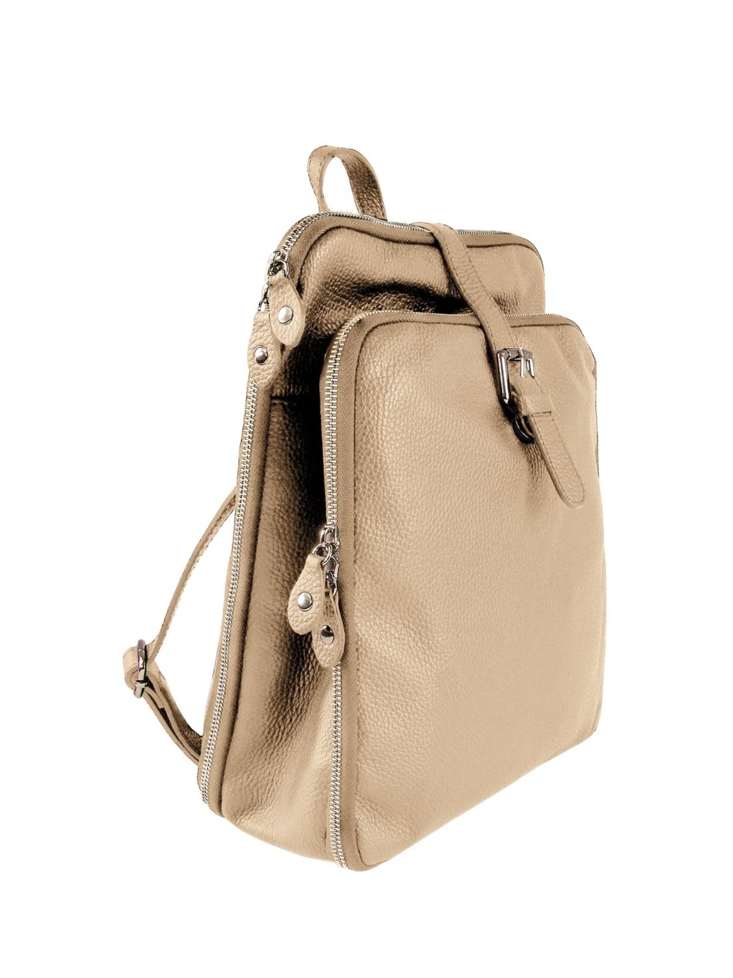 Toscanto - Mochila en beige: frente
