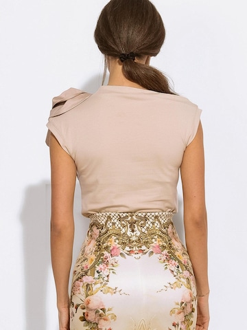 JIORO Top 'ESSENTIALS' in Beige