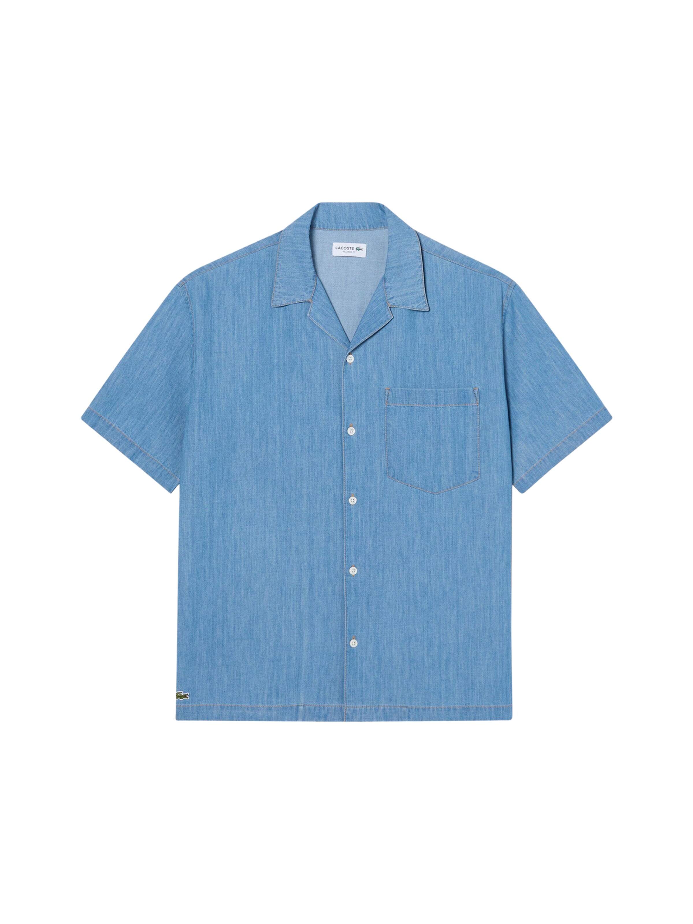 Camicia di LACOSTE in blu: frontale