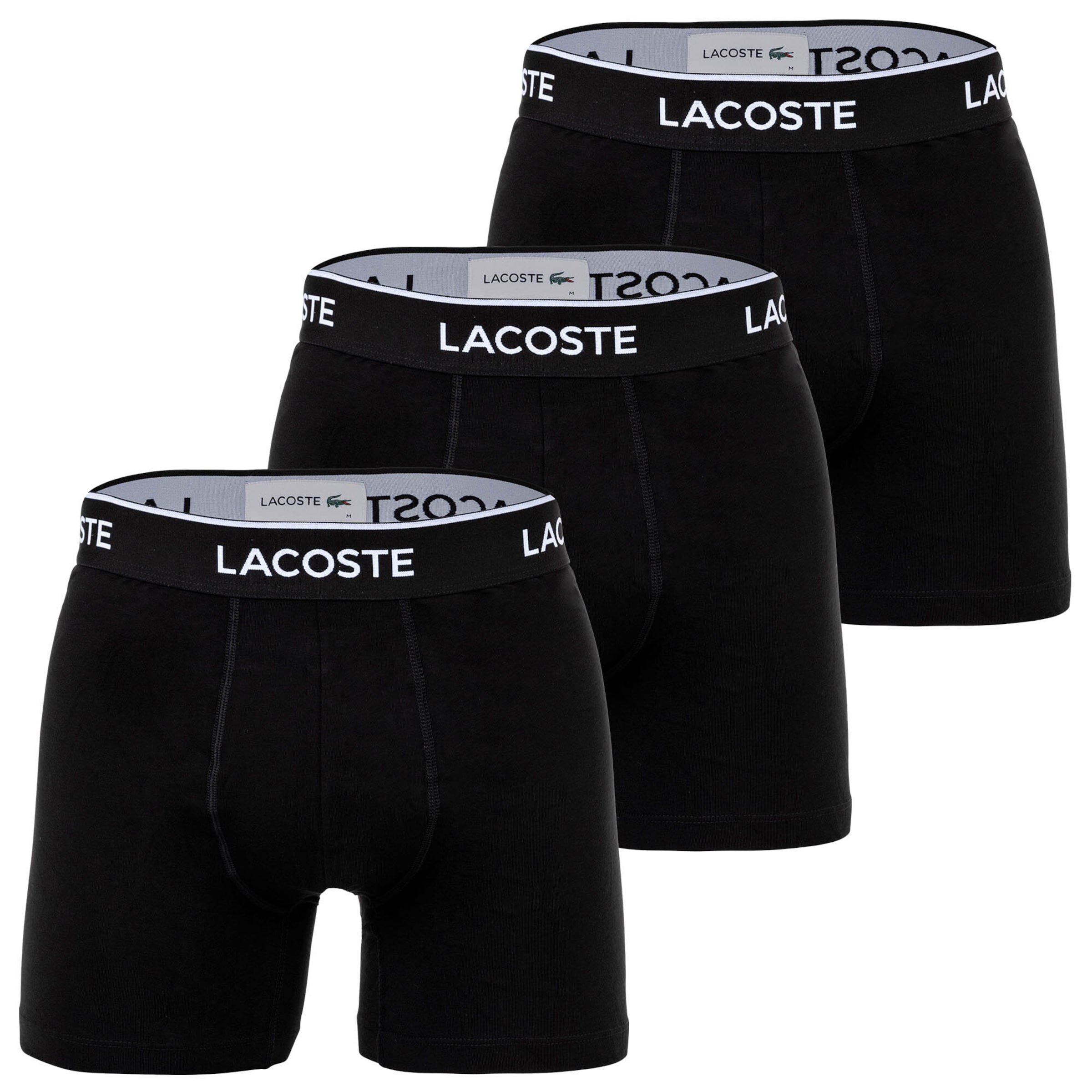 LACOSTE - Boxers em preto: frente