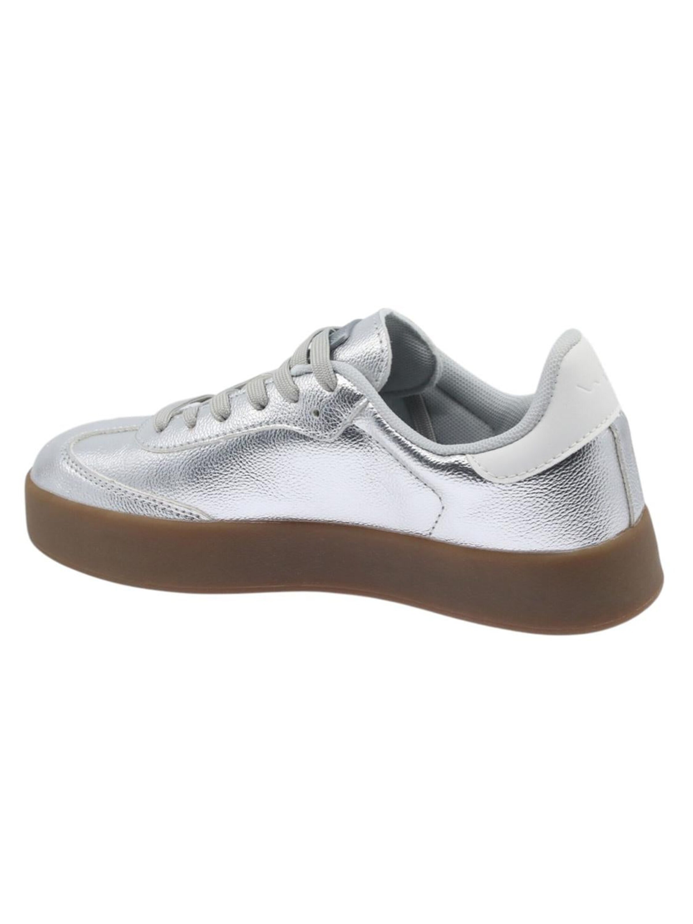 Beppi Sneaker low 'Casual Shoe' in Silber