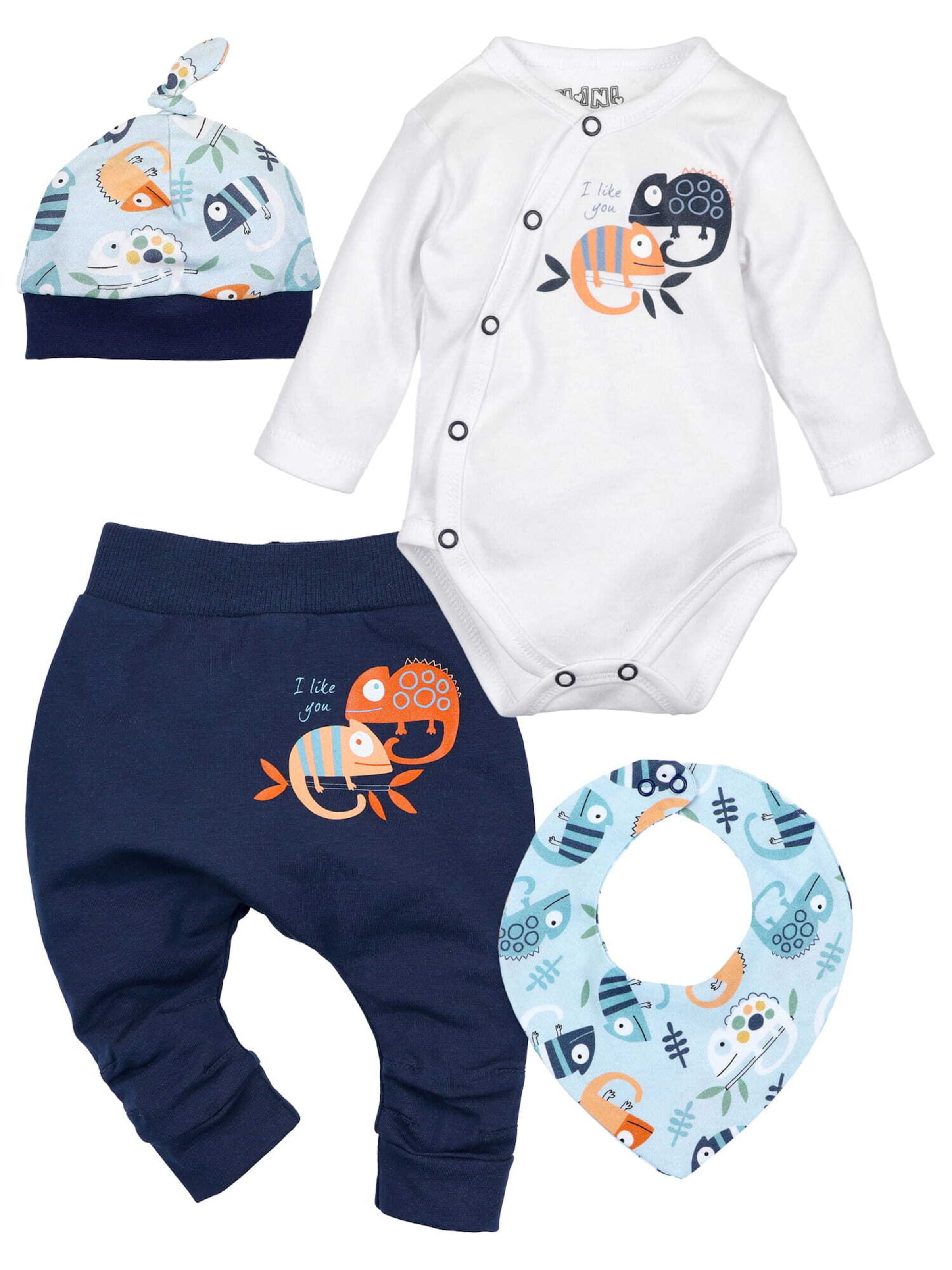 NINI Set 'Chamäleon' in Blue: front