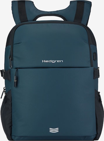 Hedgren Backpack 'HCOM' in Blue: front