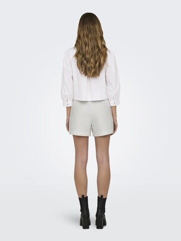 Regular Pantalon 'RAVEN' ONLY en blanc