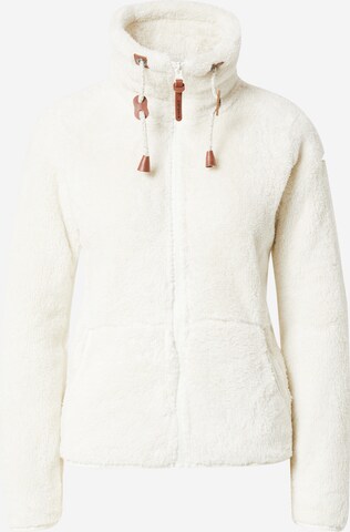 ICEPEAK Athletic fleece jacket 'Colony' in White: front