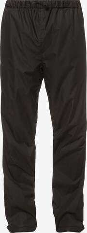 Pantalon outdoor VAUDE en noir : devant