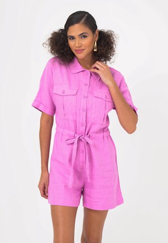 FRESHLIONS Jumpsuit 'Livia' in Roze: voorkant