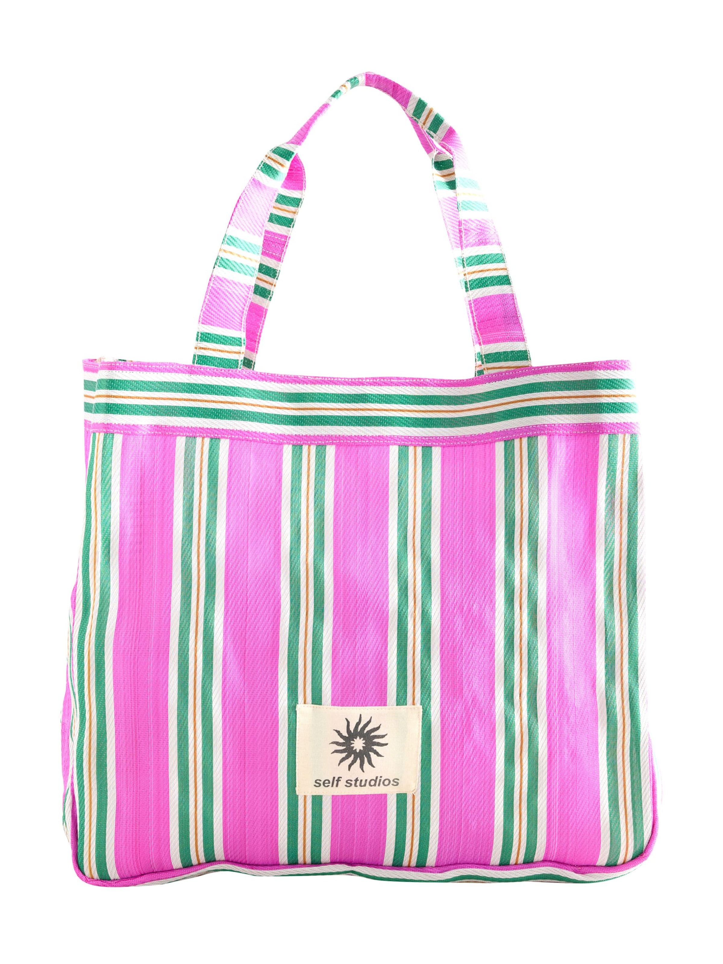 self. Shopper in Roze: voorkant