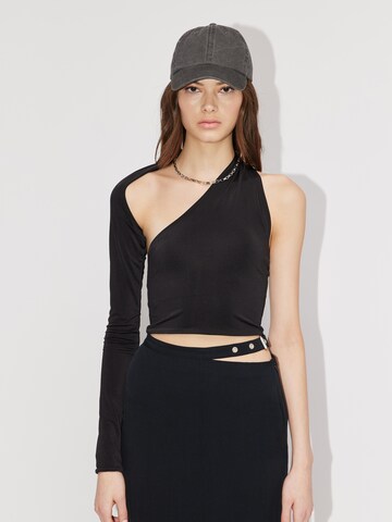 LeGer by Lena Gercke - Camiseta 'Elin' en negro: frente