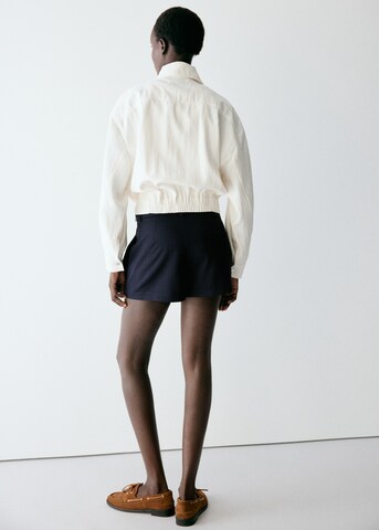 MANGO Skirt 'GRUNGE' in Blue