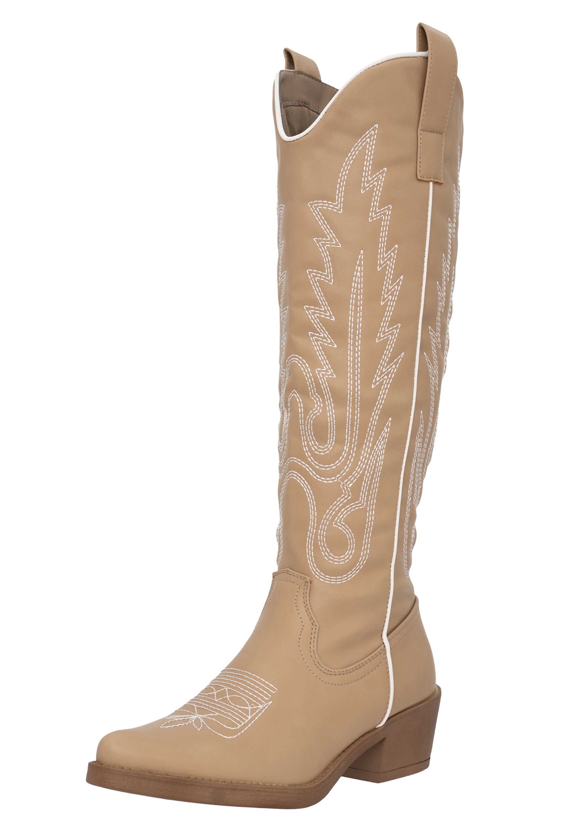 Stivale da cowboy di Salinyang in verde: frontale