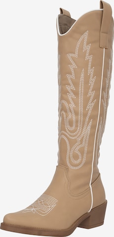 Bottes de cowboy Salinyang en vert : devant