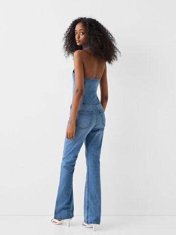 Tuta jumpsuit di Bershka in blu