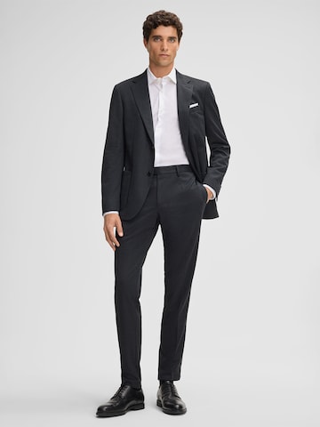STRELLSON Slim fit Pleated Pants 'Kynd' in Grey