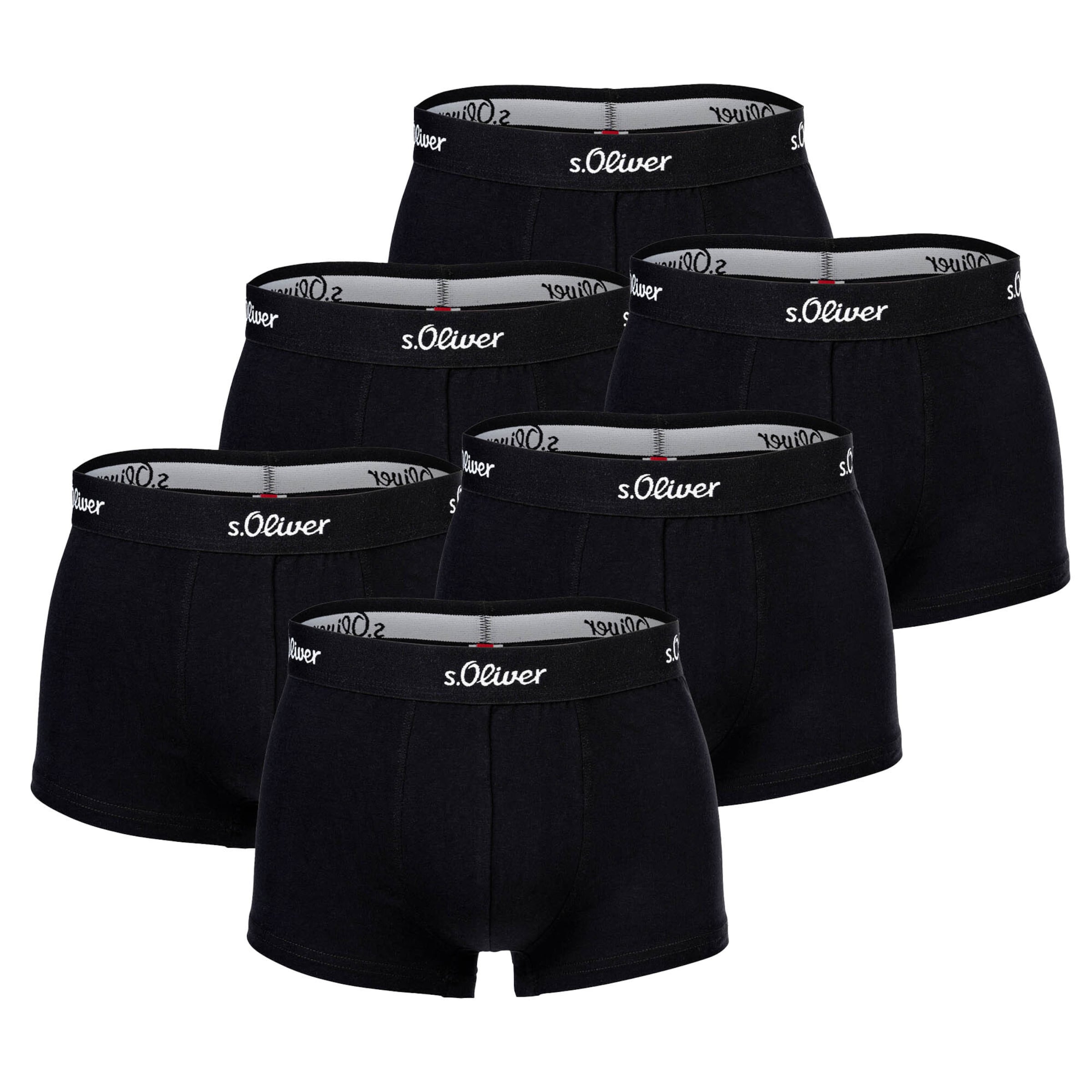 s.Oliver Boksershorts i sort: forside