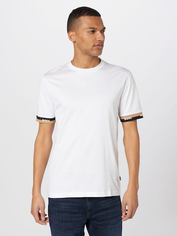 BOSS Black Koszulka 'Tiburt' w kolorze biały: przód