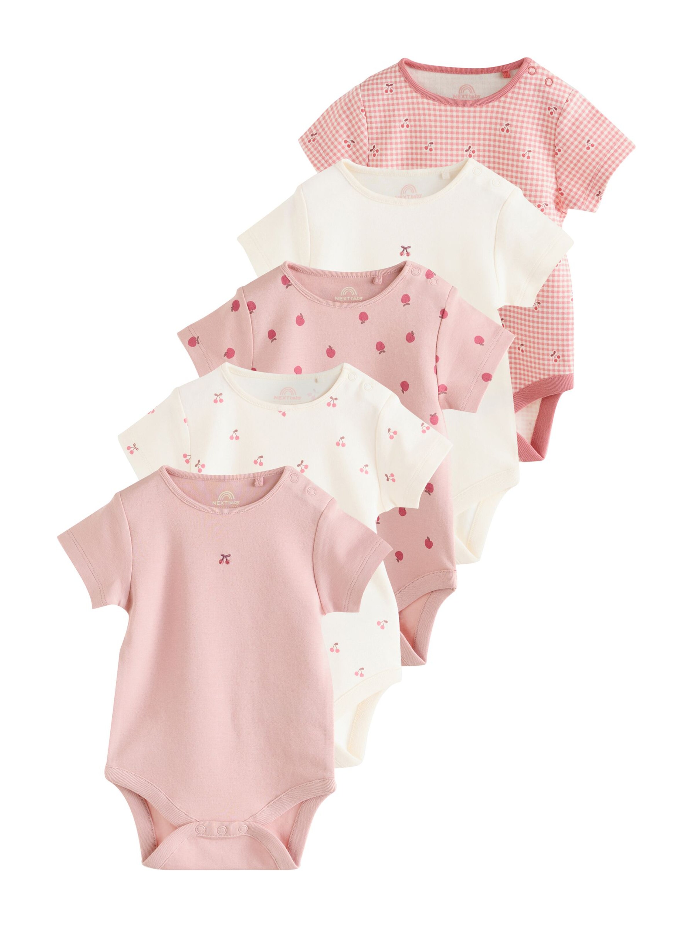 Next Rompertje/body in Roze: voorkant