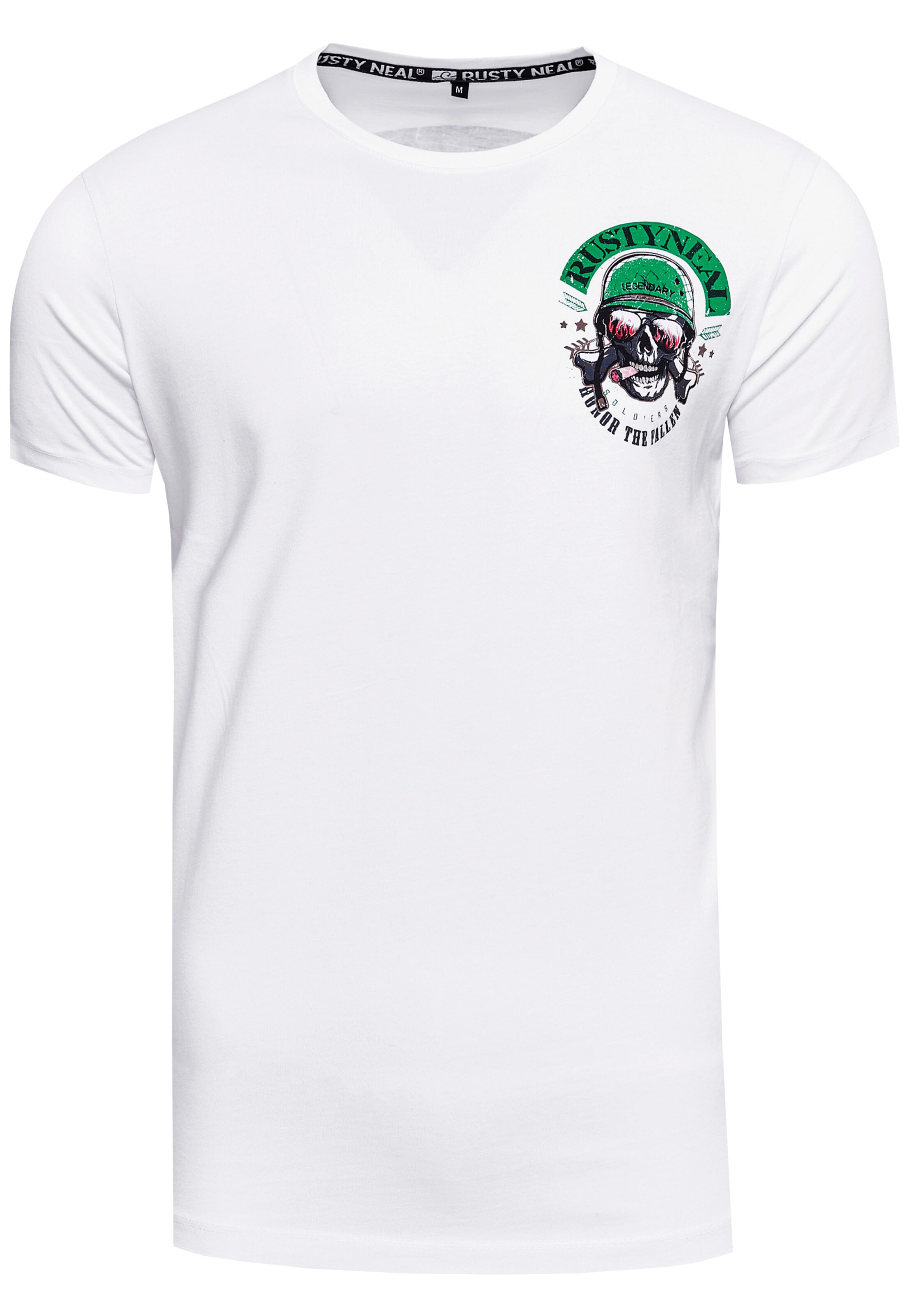 Rusty Neal T-Shirt in Weiß: Vorderseite