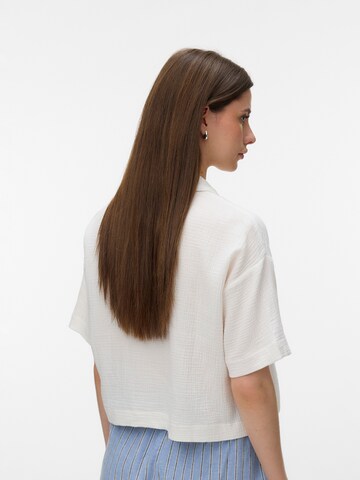 Camicia da donna 'VMNATALI' di VERO MODA in bianco
