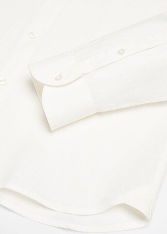 MANGO MAN Regular fit Button Up Shirt 'Chennai' in White