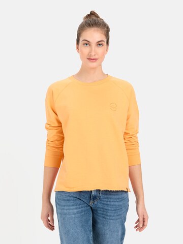 CAMEL ACTIVE Sweatshirt in Orange: predná strana