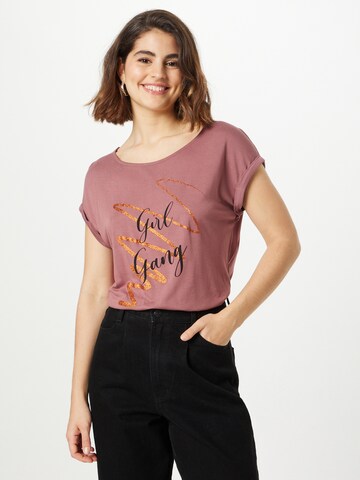 T-shirt 'Silene' ABOUT YOU en rose : devant