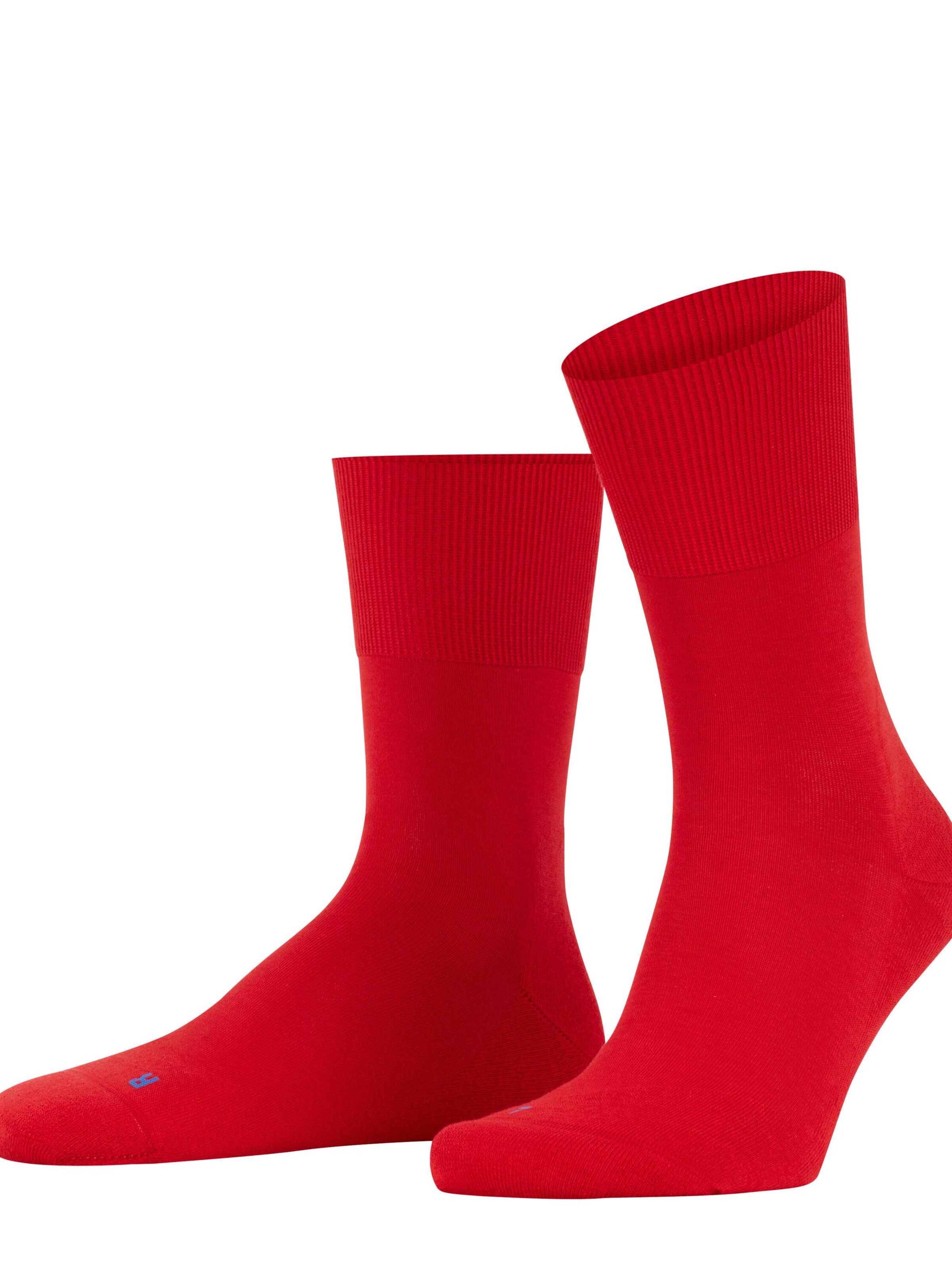 FALKE Socks 'Run' in Red: front