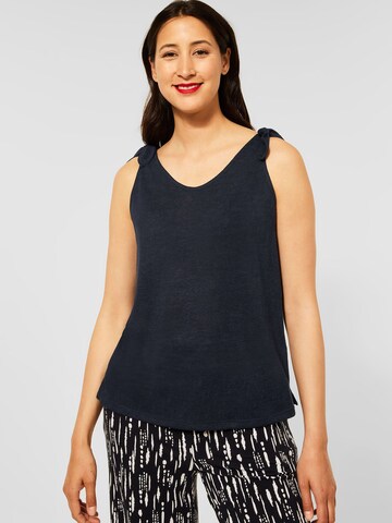 STREET ONE Top in Blauw: voorkant