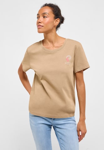 MUSTANG Shirt 'Floris' in Beige: front