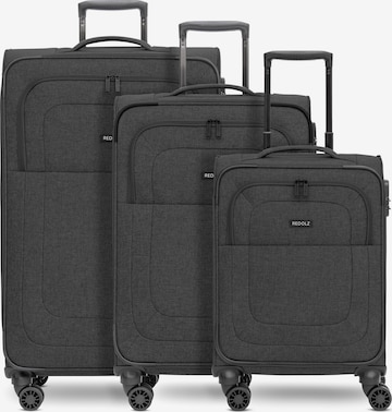 Redolz Suitcase Set 'Essentials 12 ' in Black: front