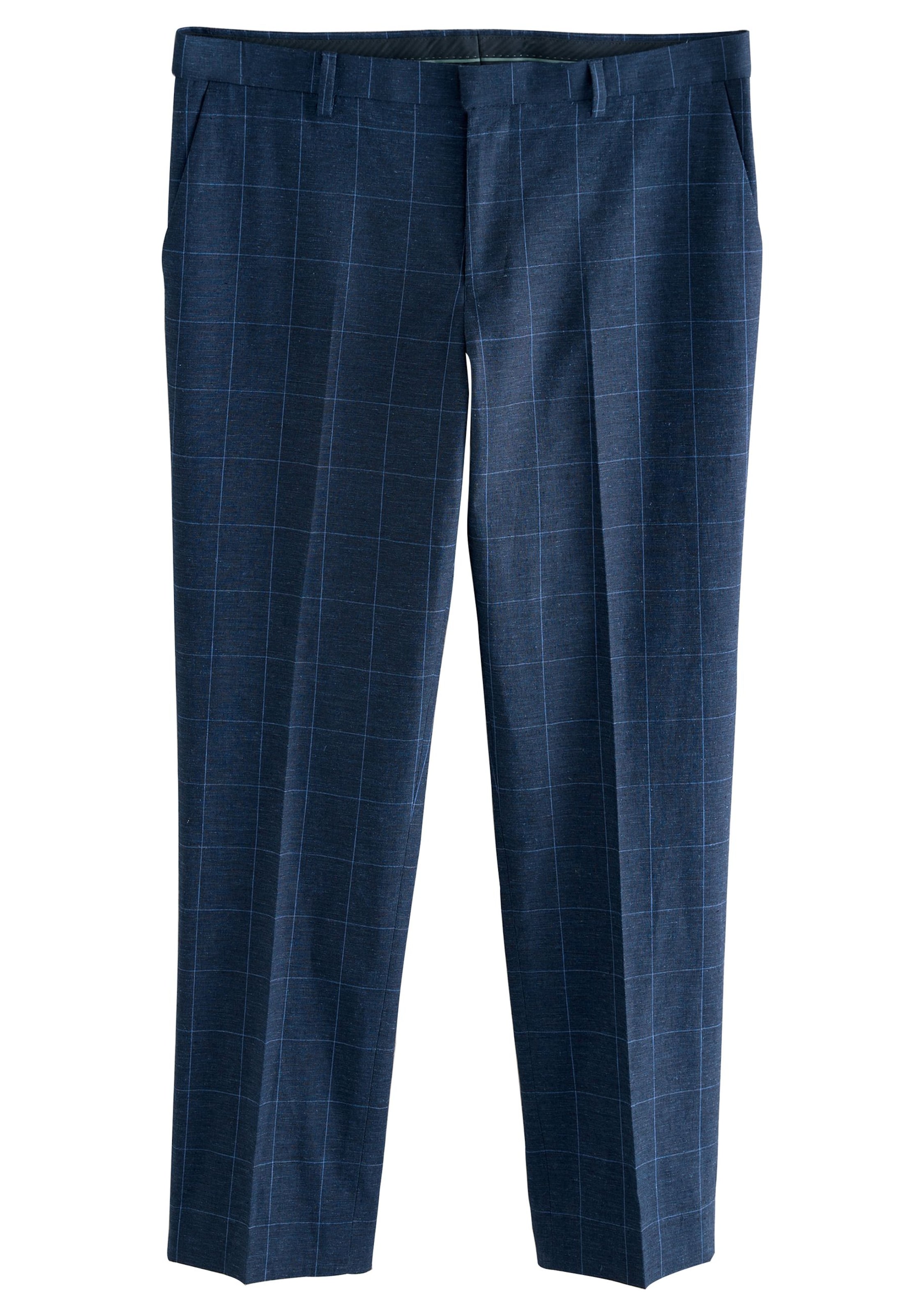 Slimfit Pantaloni con piega frontale di Next in blu: frontale