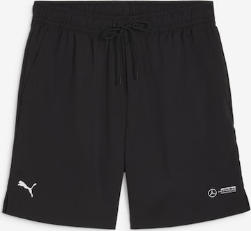 PUMA Regular Workout Pants in Black: front