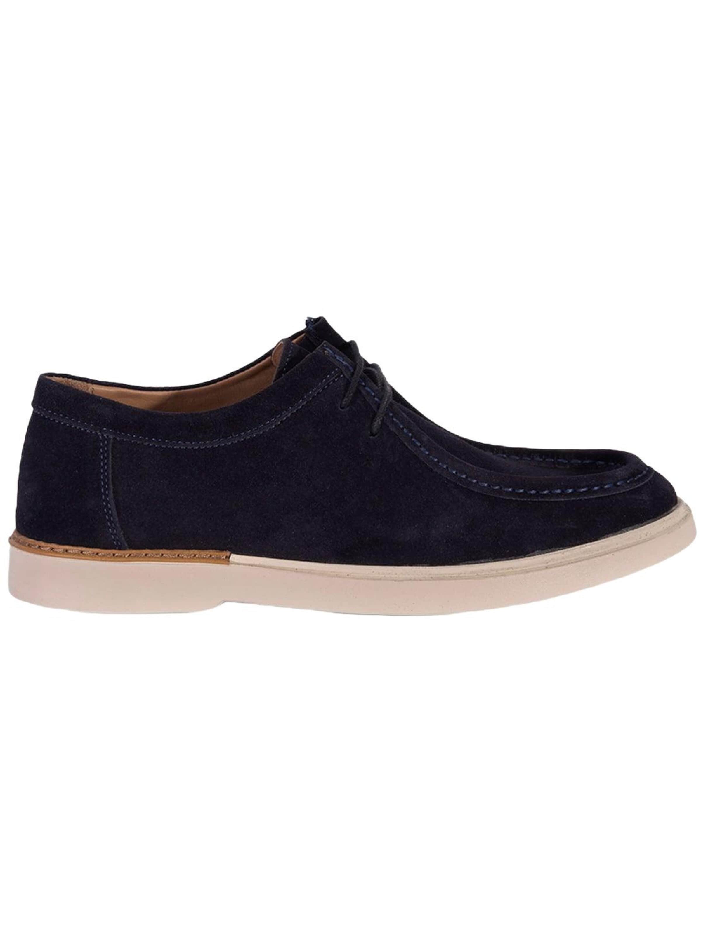 Chaussure à lacets 'DESA Herren-Schnürschuhe aus Wildleder' Desa en bleu
