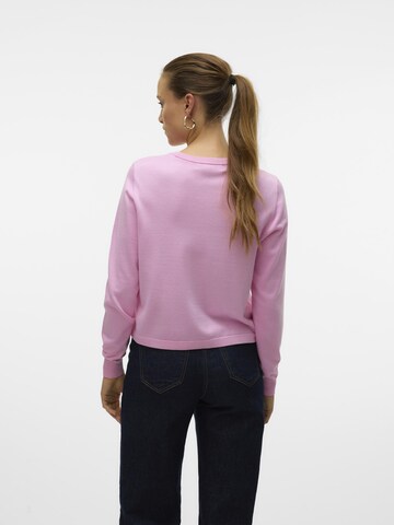 VERO MODA Trui 'VMSilje' in Roze