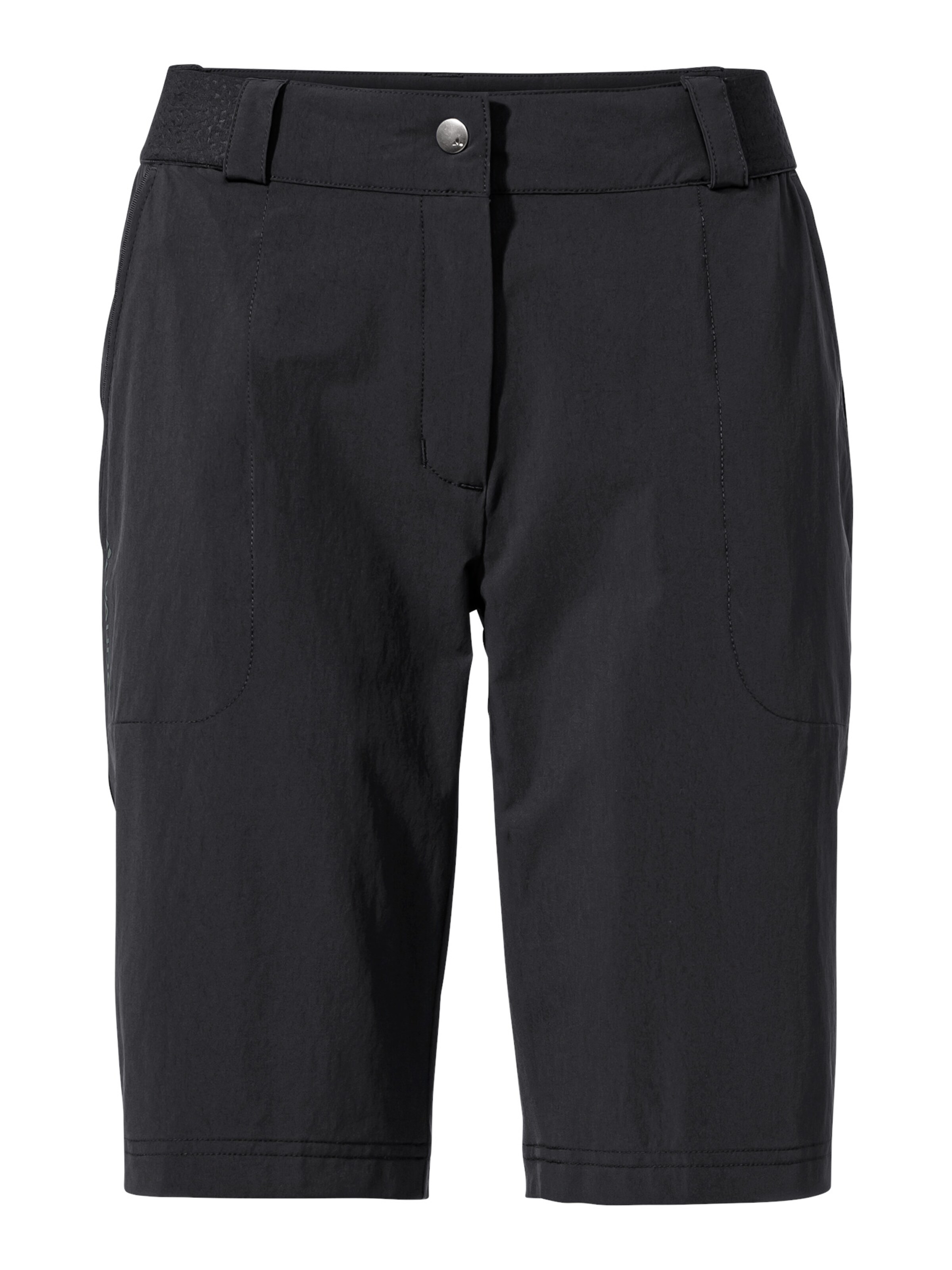 VAUDE Regular Outdoorshorts 'Farley' in Schwarz: Vorderseite