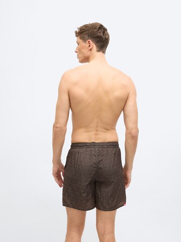 DIESEL Badshorts 'SPORT-41-UTLT' i brun