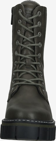 MUSTANG Lace-Up Ankle Boots in Green