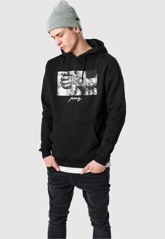 MT Men Sweatshirt 'Pray 2.0' in Black: front