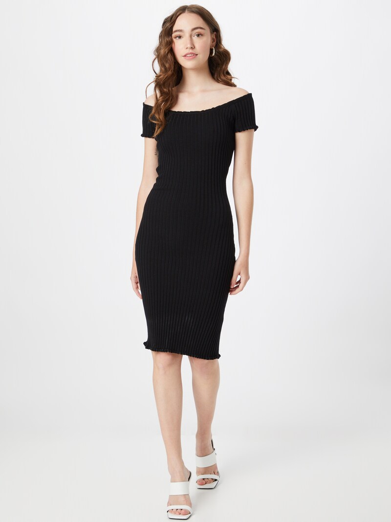 GUESS Knitted dress 'NADINE' in Black ABOUT YOU