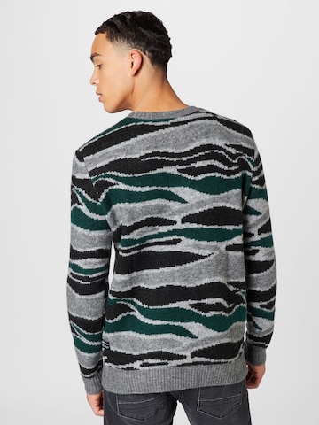 TOM TAILOR DENIM Sweater in Green